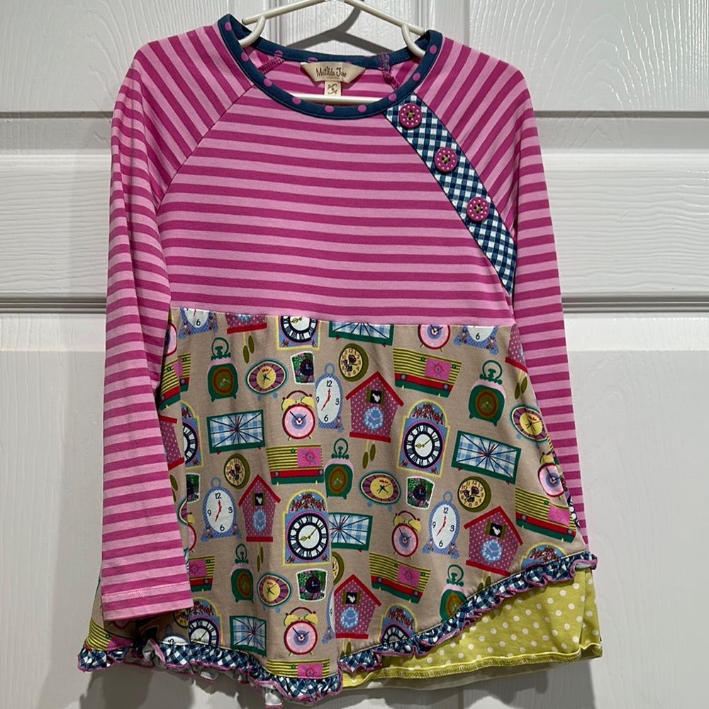 Matilda Jane Colorful Striped Kids Top
